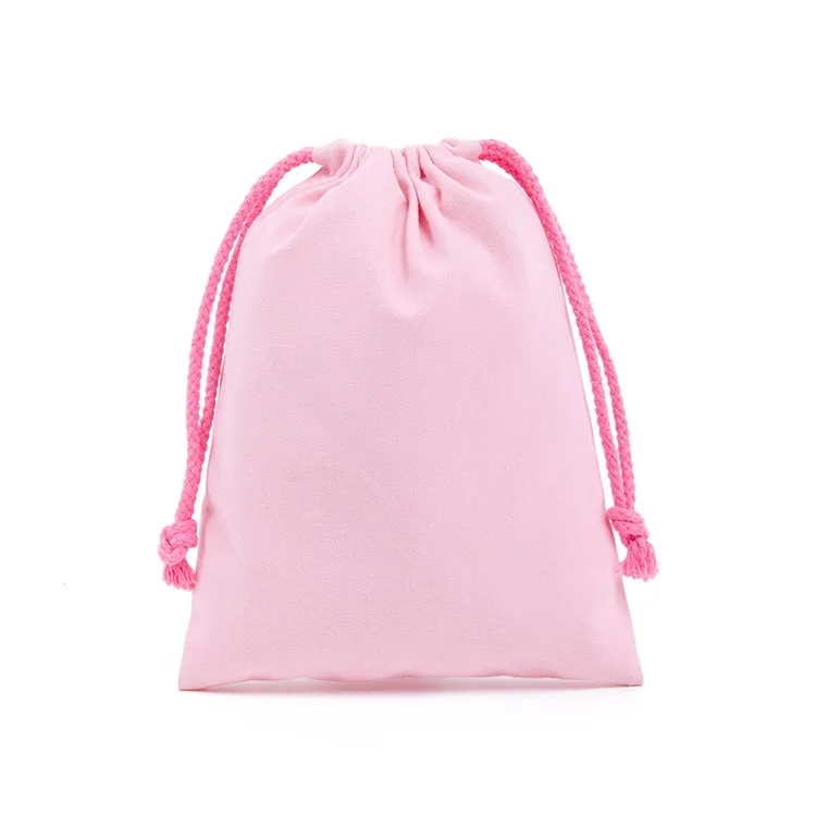 Durable Cotton Muslin Drawstring Sack 5