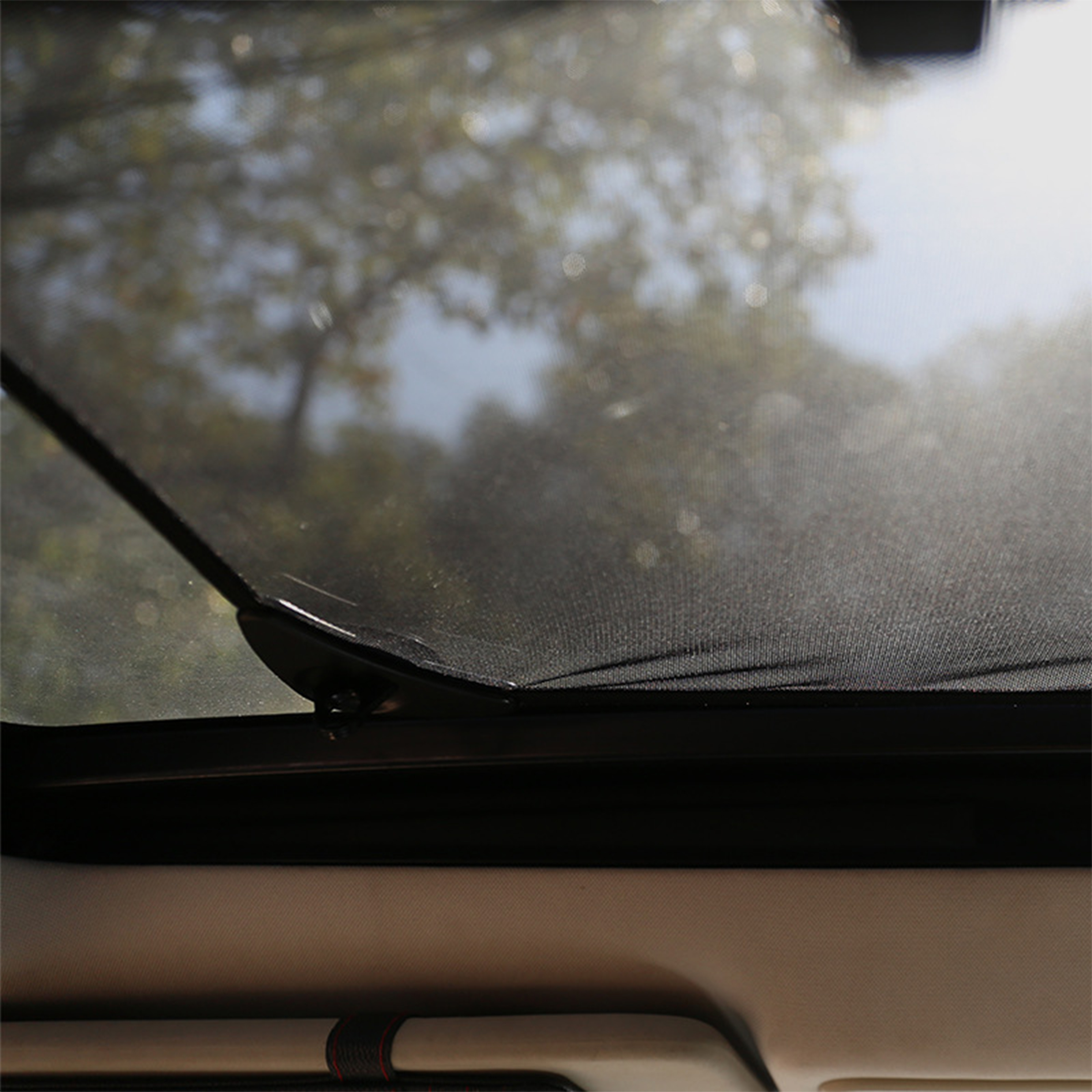 Abs Two Retractable Thermal Insulation Sunshades 4