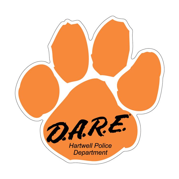 Custom 5.75" Paw Print Car Magnet 2