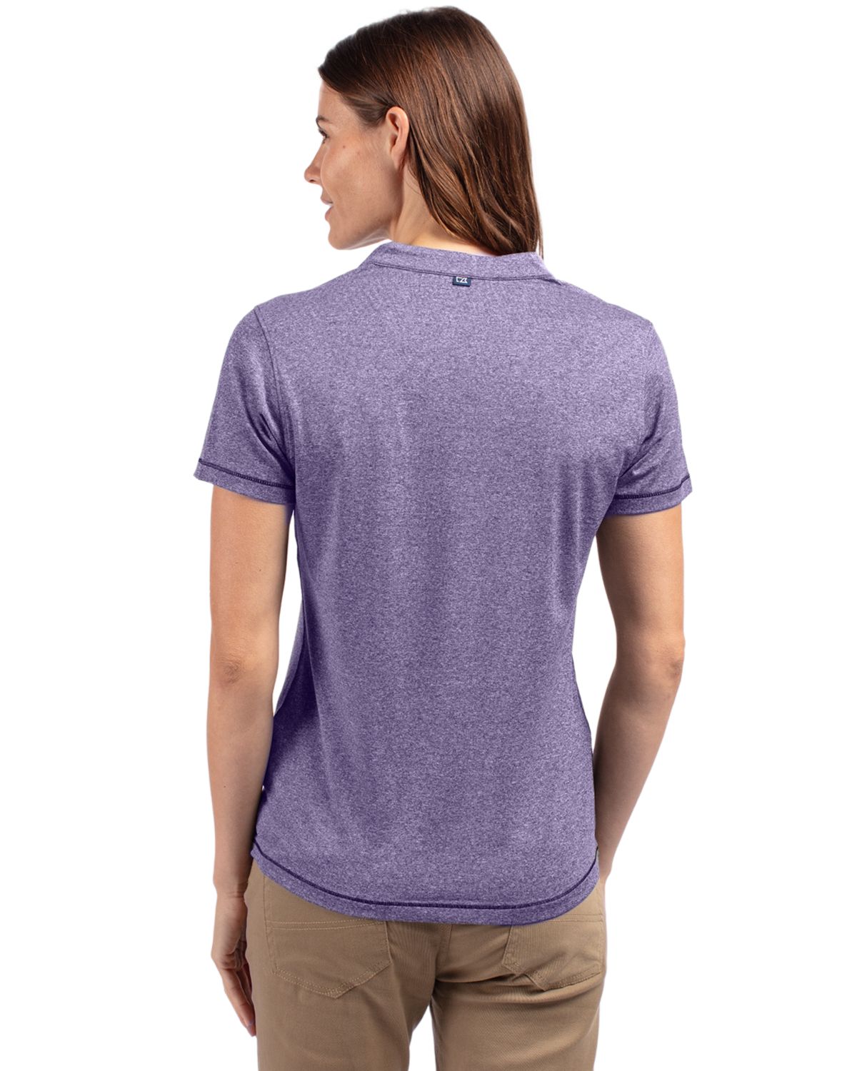 Cutter & Buck Forge Recycled Four-Way Stretch Heathered Womens Blade Top 28