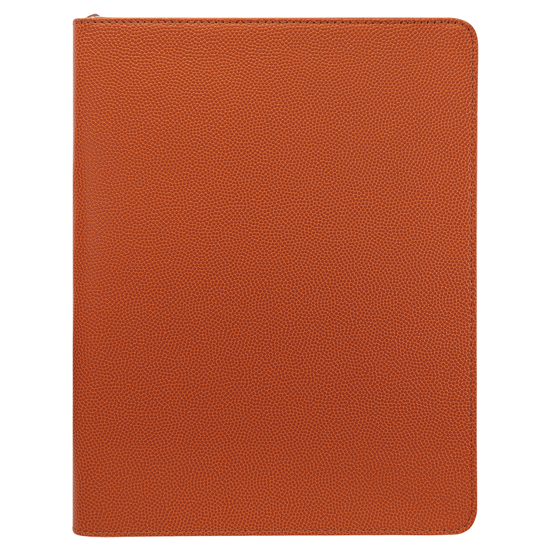 9 1/2" x 12" Basketball w/ Zipper Leatherette Portfolio with Notepad 2