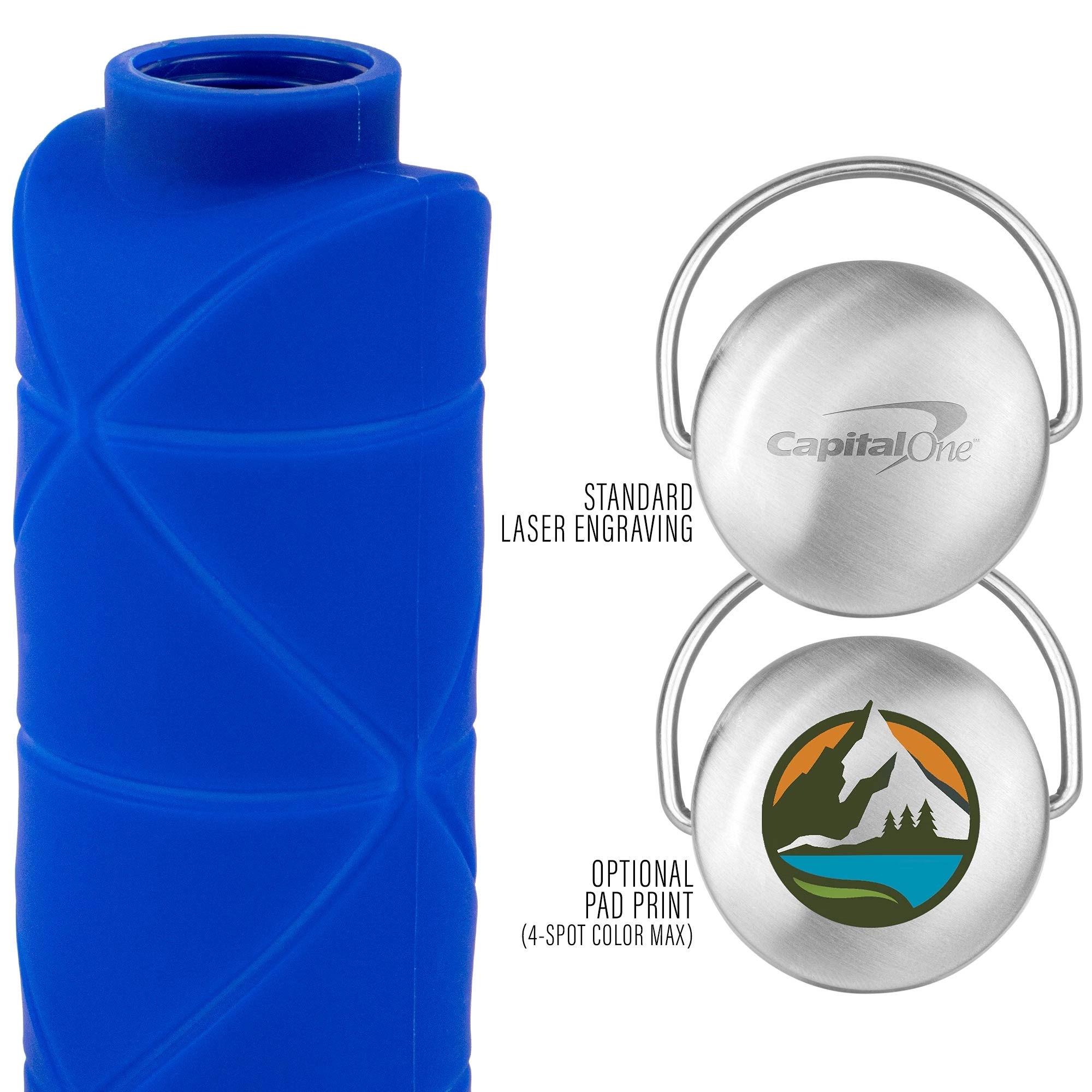 Origami 25oz. Silicone Water Bottle 10