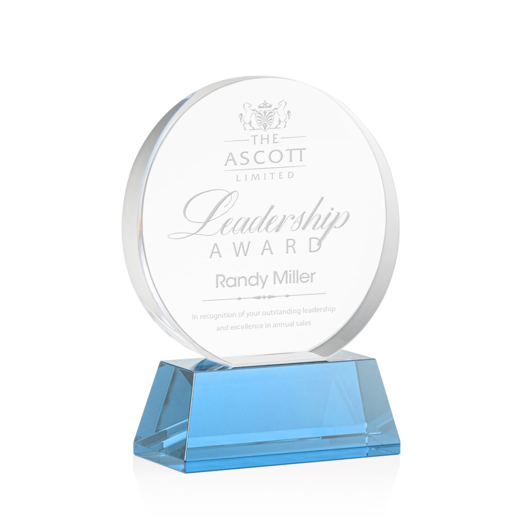 Glenwood Award on Base - Sky Blue 3