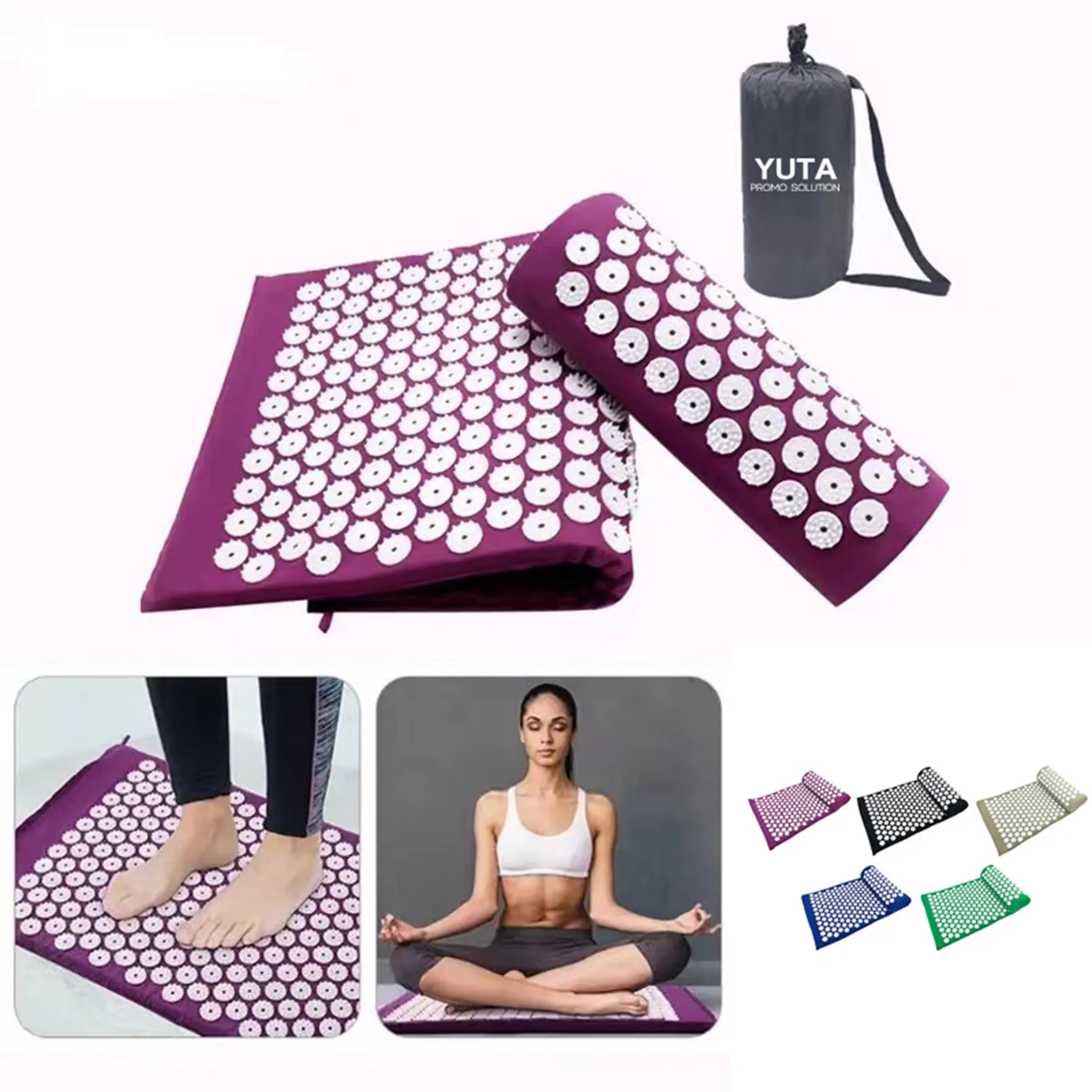 Acupressure Mat And Pillow Set For Lower Back Pain Relief 1
