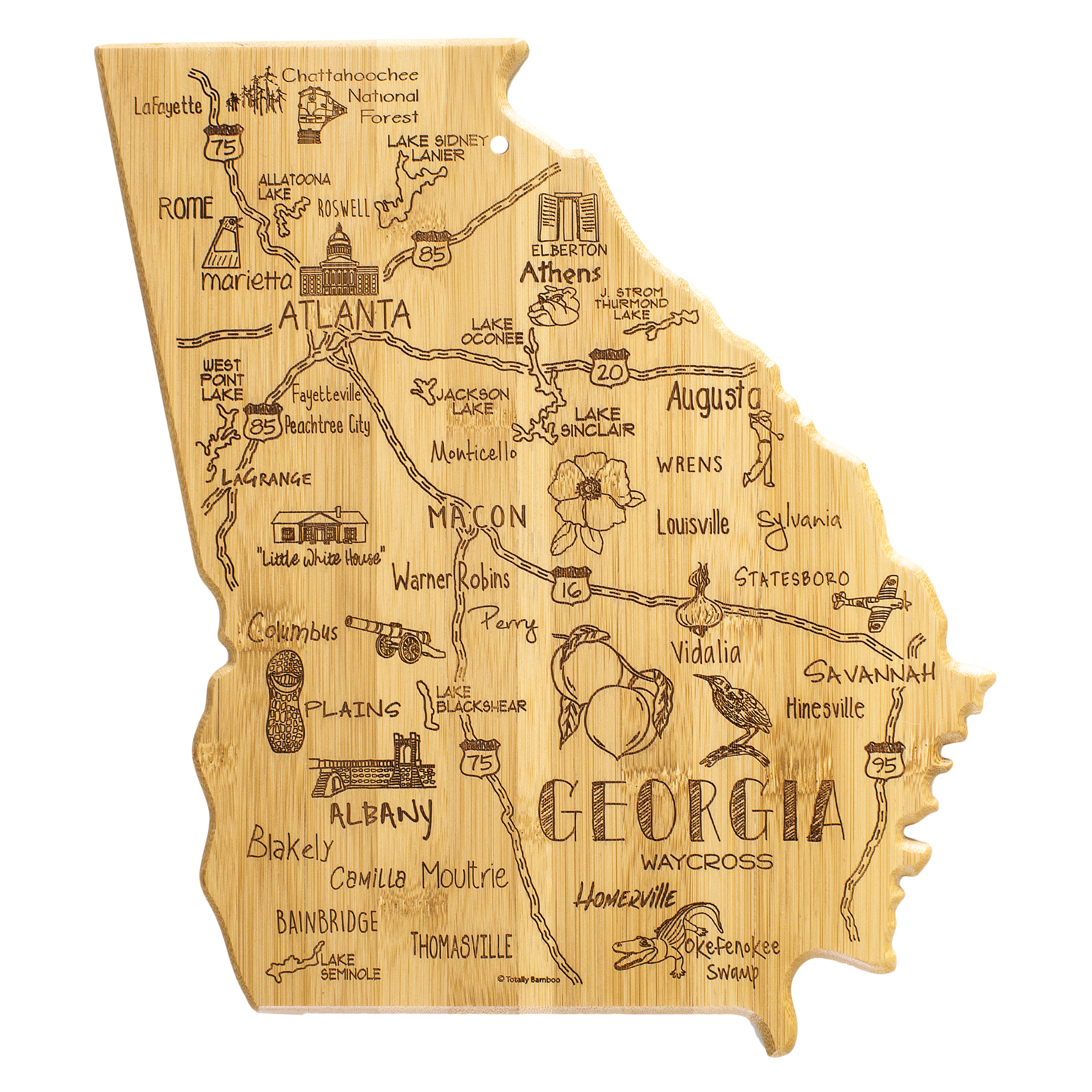 Destination Georgia Cutting & Serving Board 4