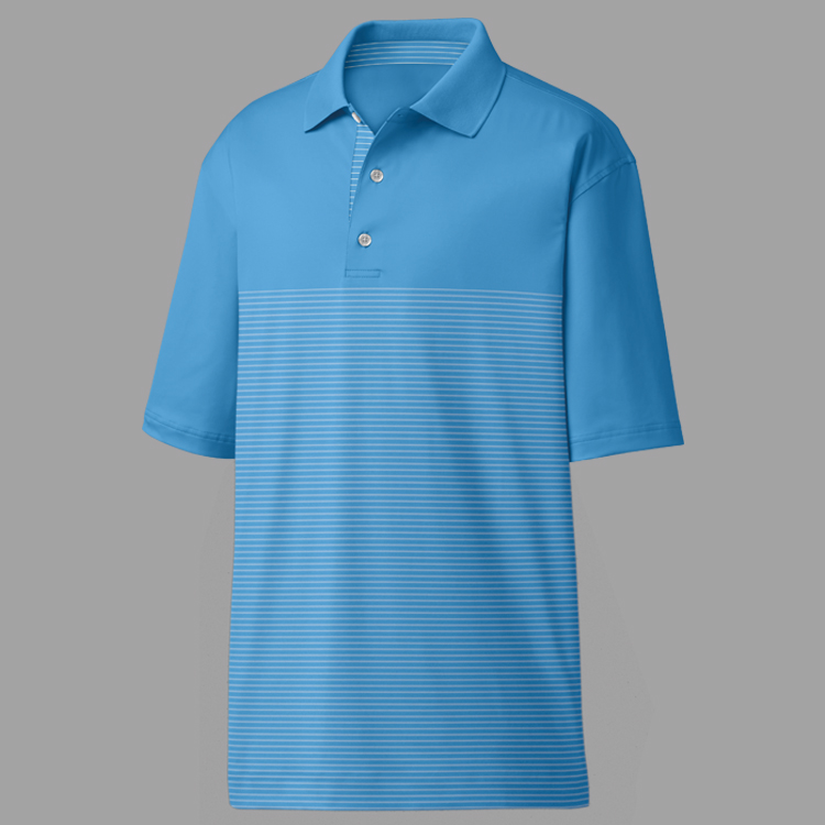 FootJoy ProDry Performance Lisle Engineered Pinstripe Polo 1