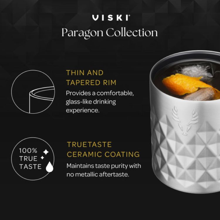 Viski® Paragon Stainless Steel Rocks Tumbler 20