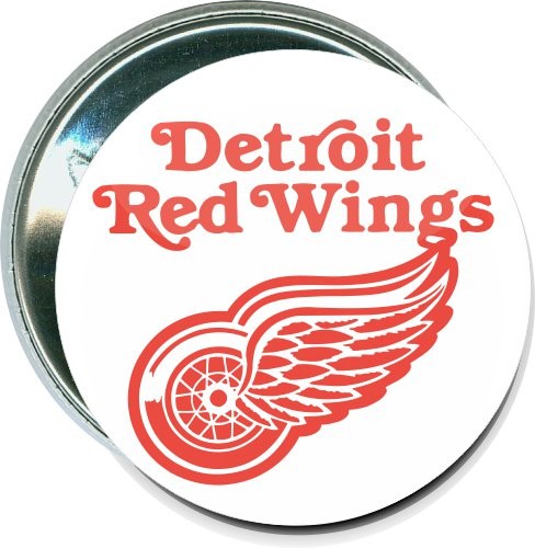 Detriot Red Wings, 1, Hockey Button 1