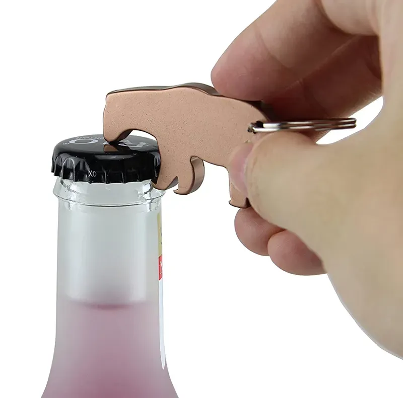 Bear Shape Bottle Opener w/Key Chain 2
