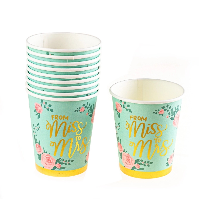 9 oz  Disposable Party Picnic Beverage Paper Cup 2