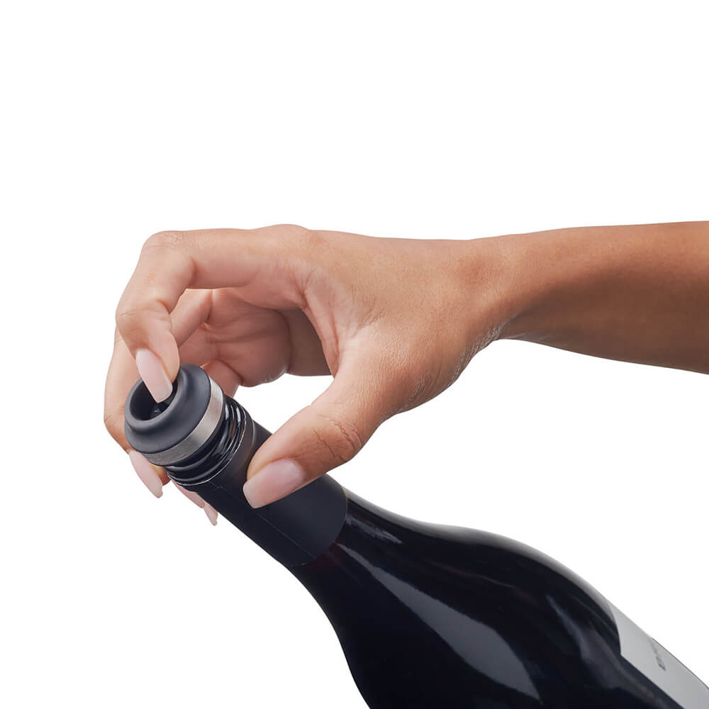 Vacuum Wine Saver & Preserver With Two Stoppers