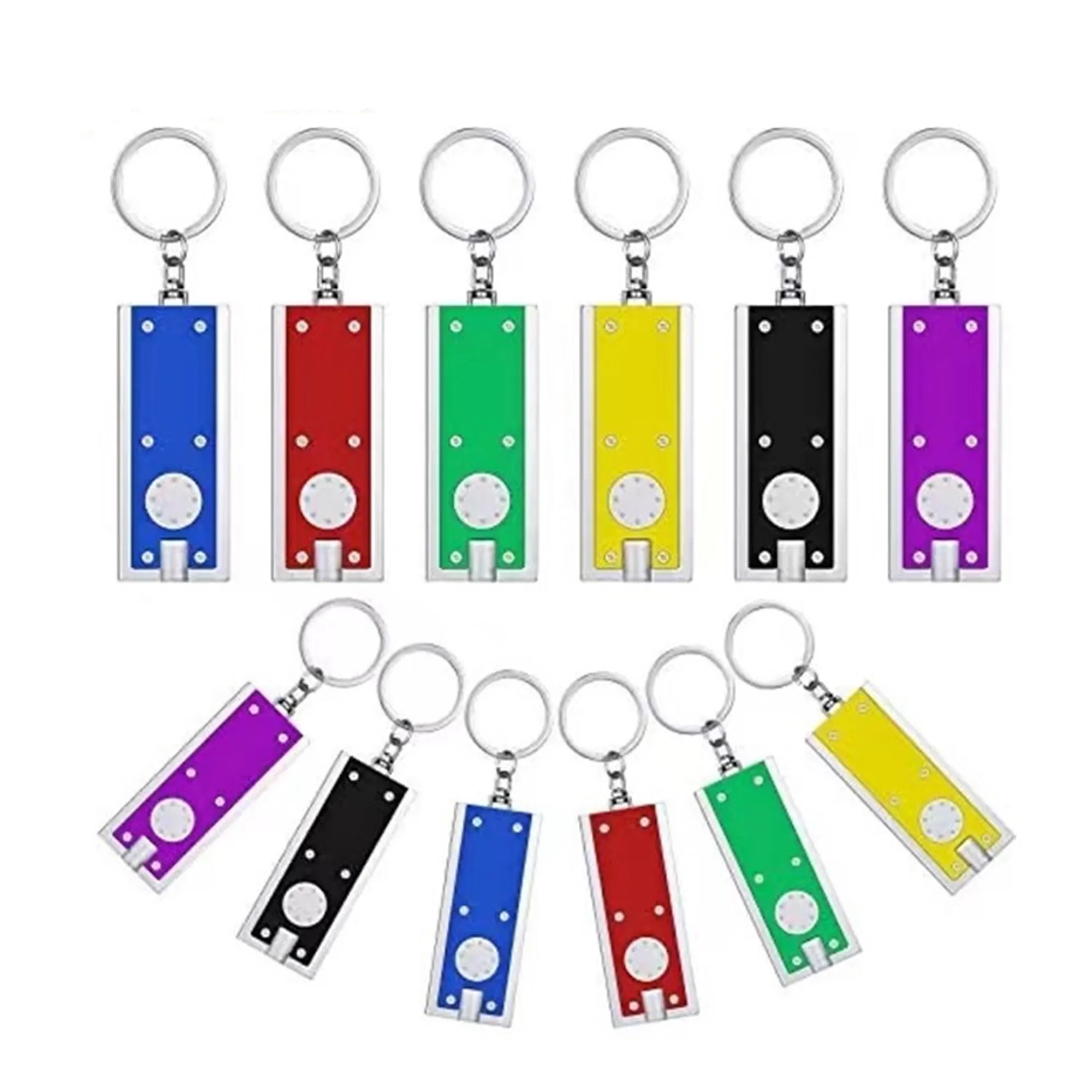 Rectangle LED Light Promotional Key Tag 7