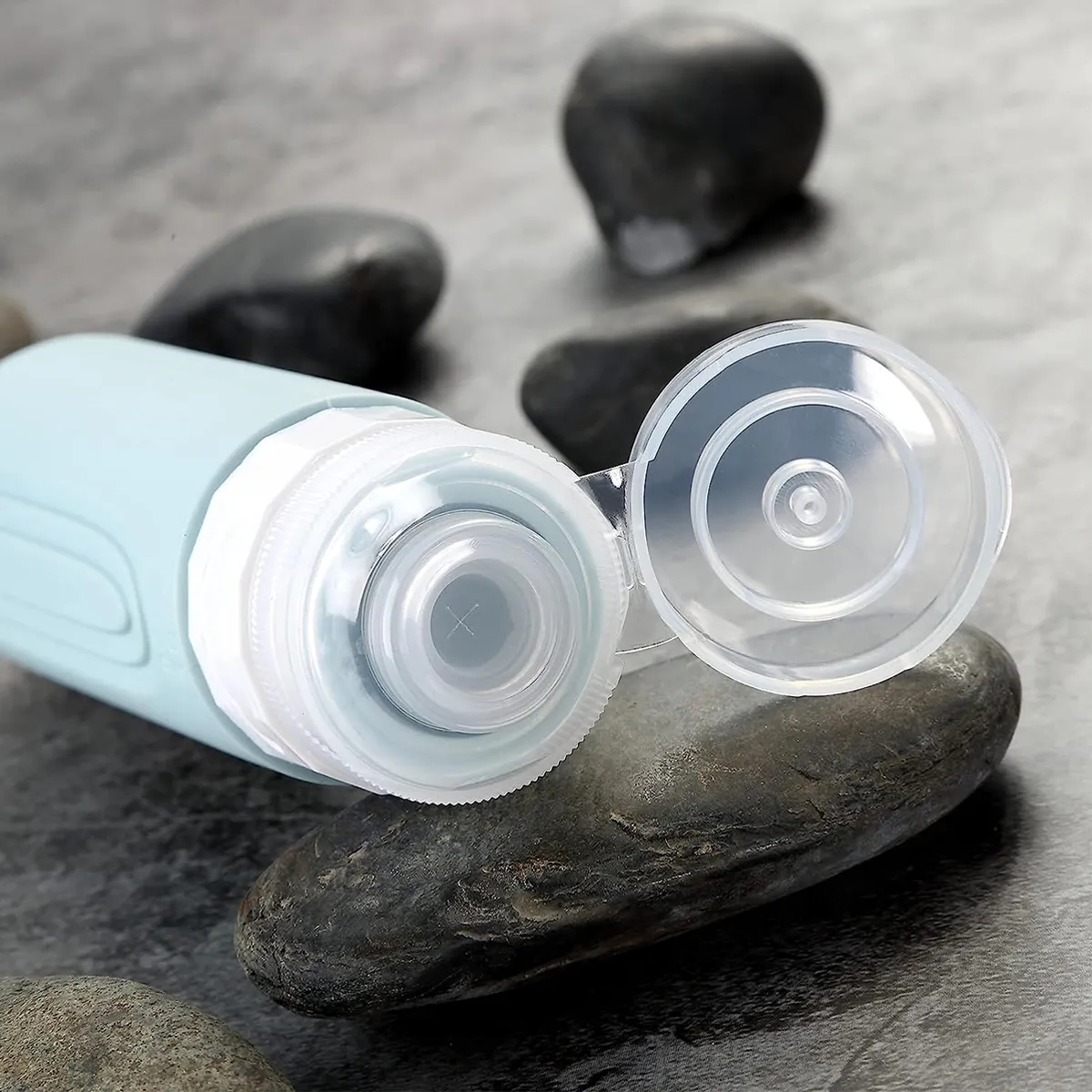 3oz Portable Leak Proof SiliconeTravel Bottle For Toiletries 6