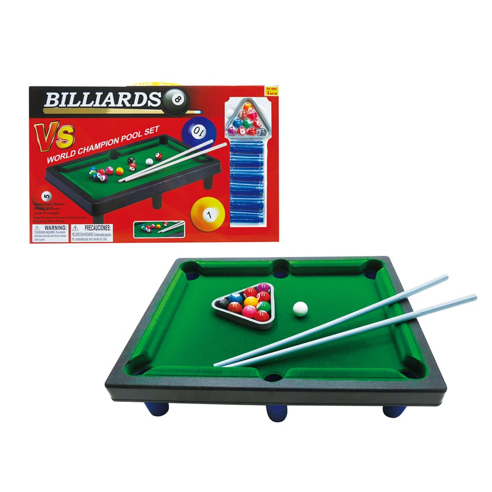 Billiards Play Sets - Medium Size Plastic 1