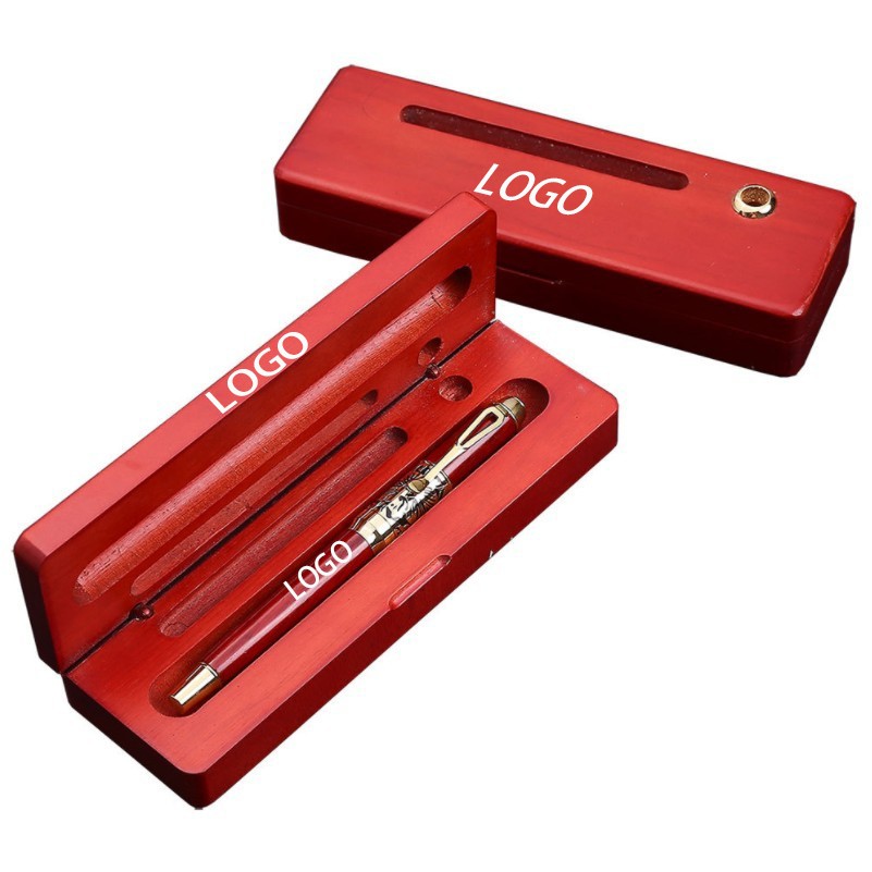 Vintage Sandalwood Luxury Pen Set