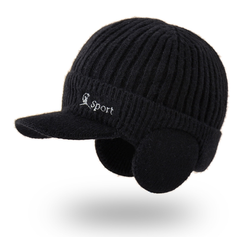 Knit Beanie Winter Fleece Lined Skull Cap w/ Ear Flaps 5