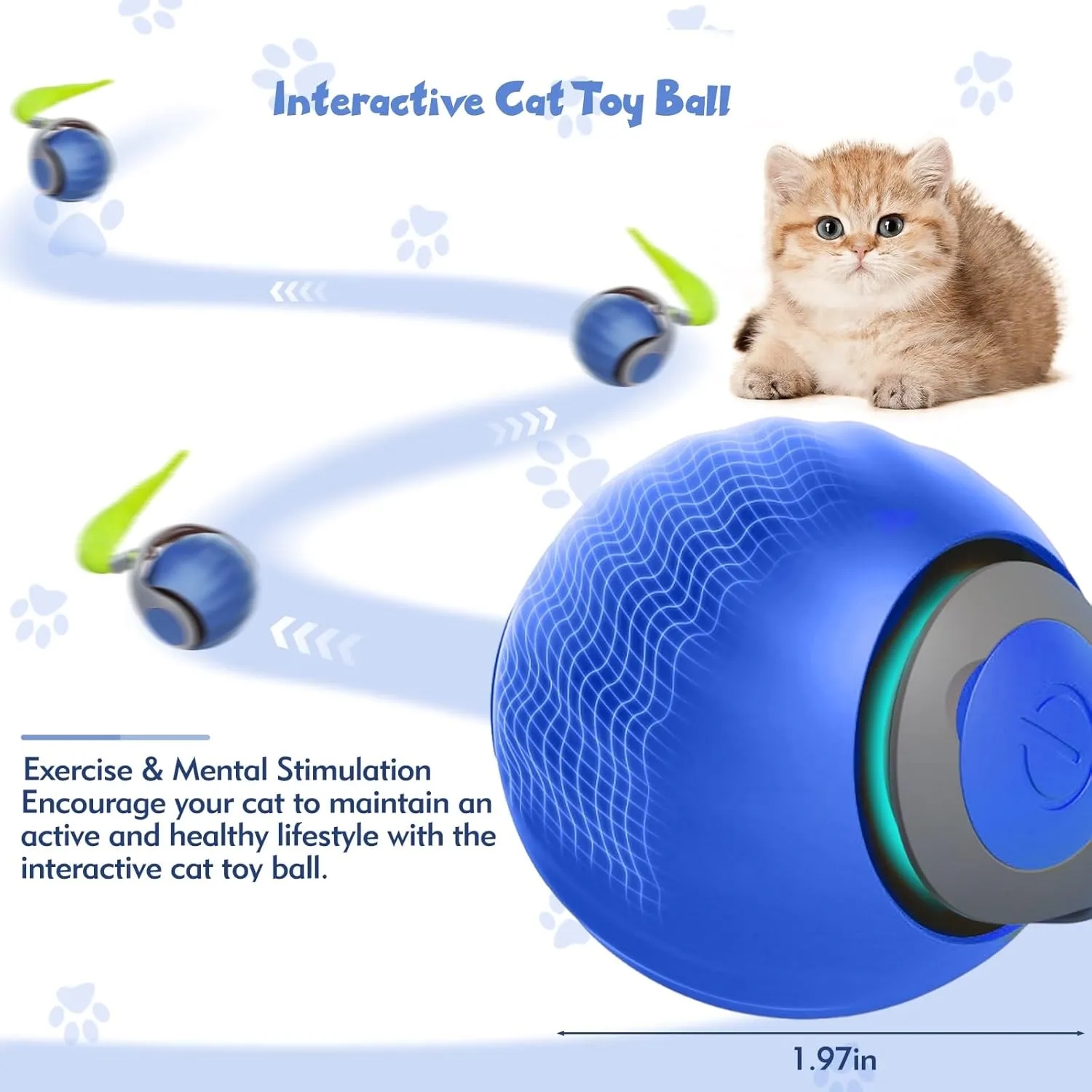 Interactive Cat Toy with a Turbine Ball Tail 5