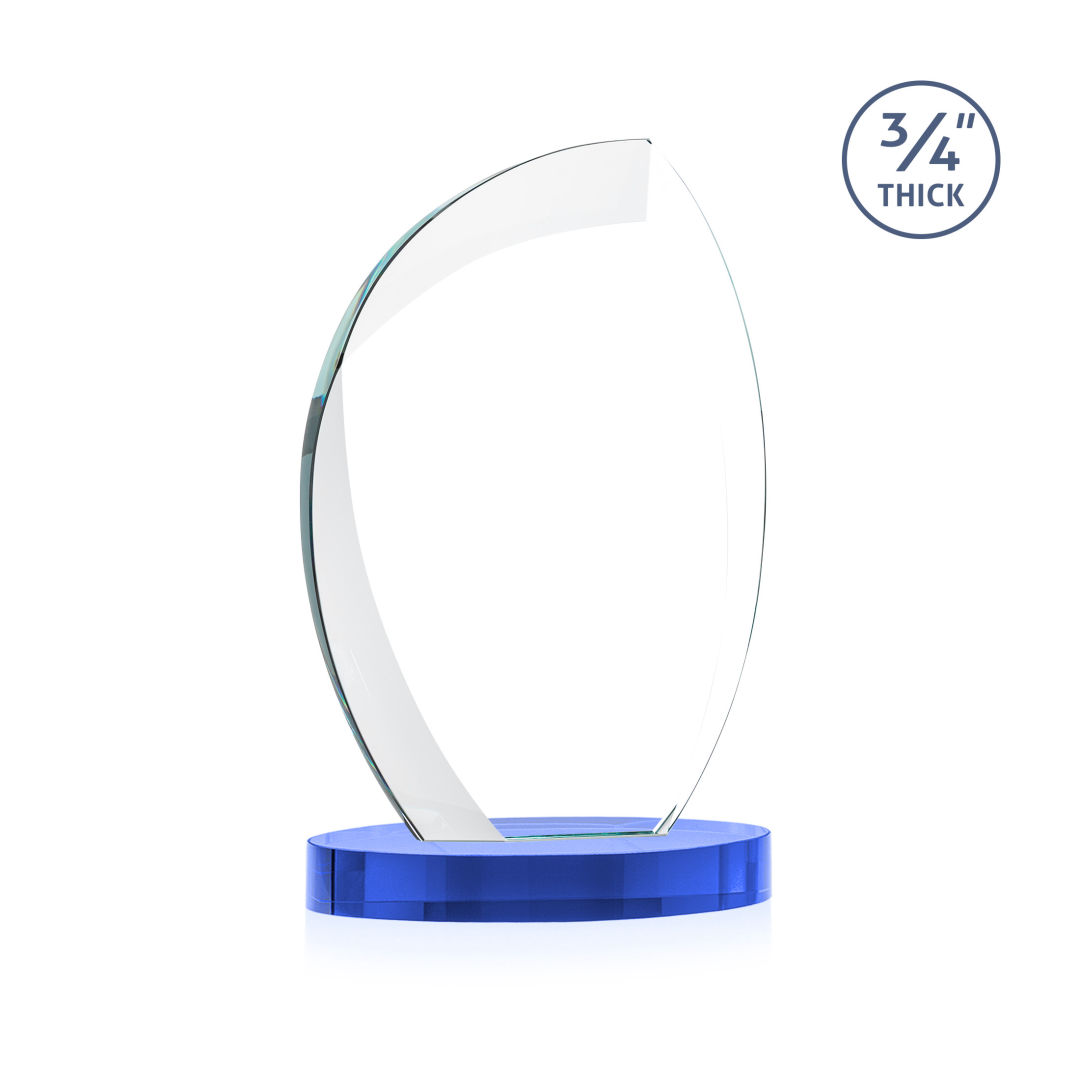 Wichita VividPrint™ Award on Alberton Base - Sky Blue 7
