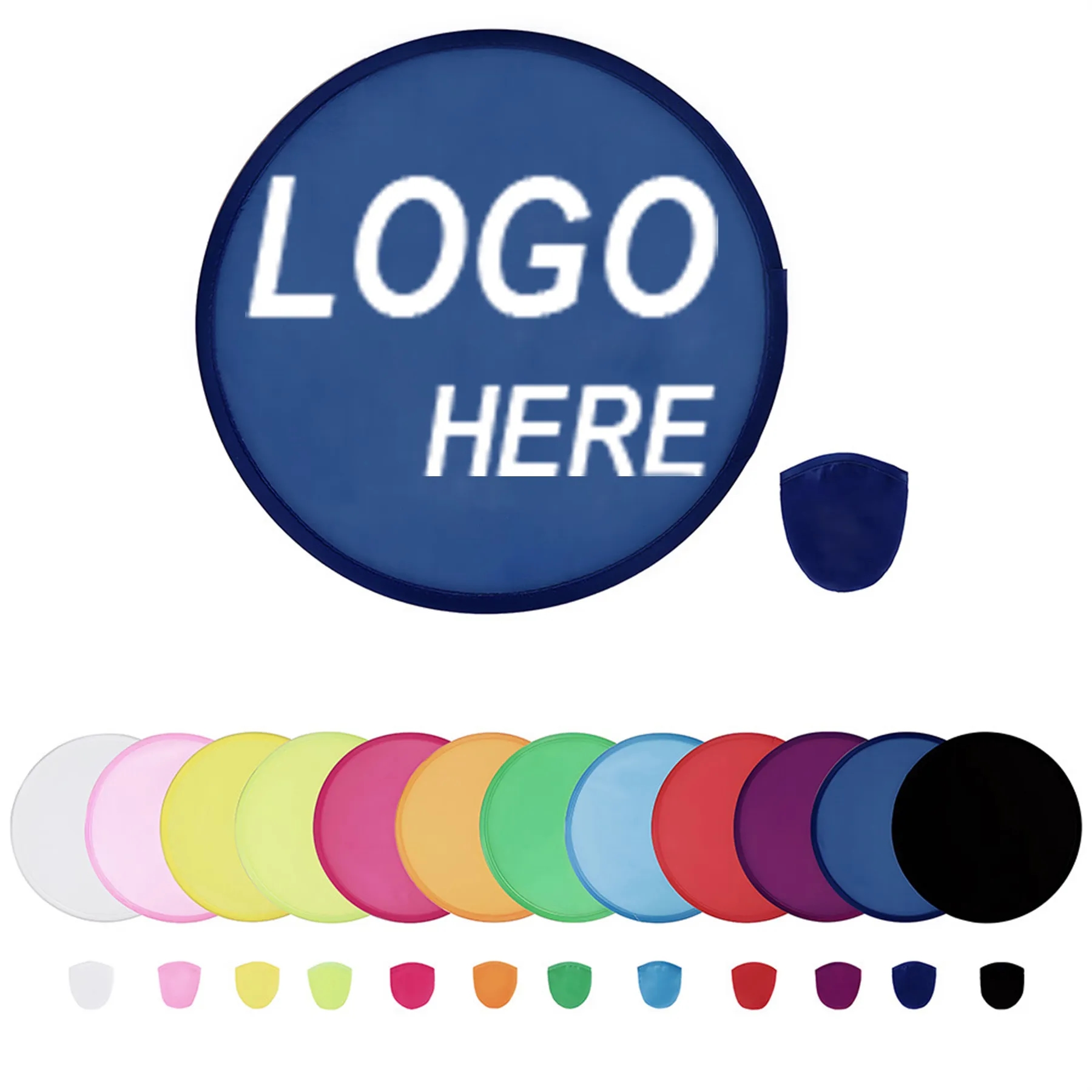 10" Fold Up Flying Disc with Pouch 2
