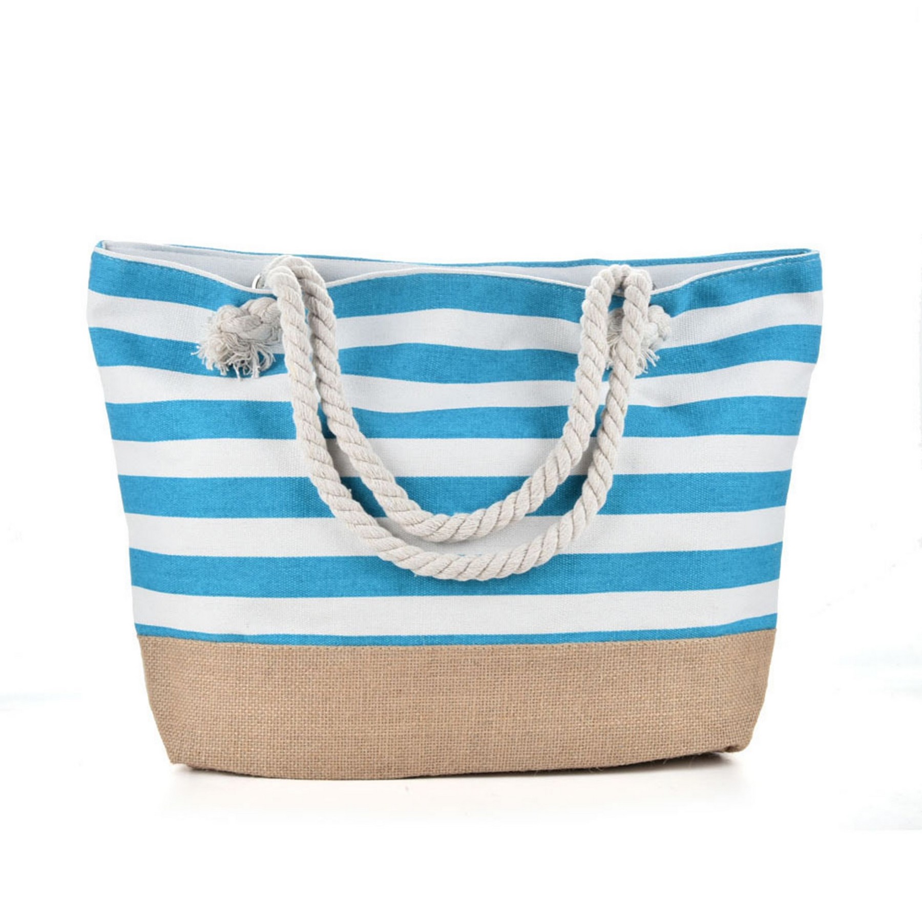 Canvas Beach Tote Handbag, custom tote bag with logo imprint 5