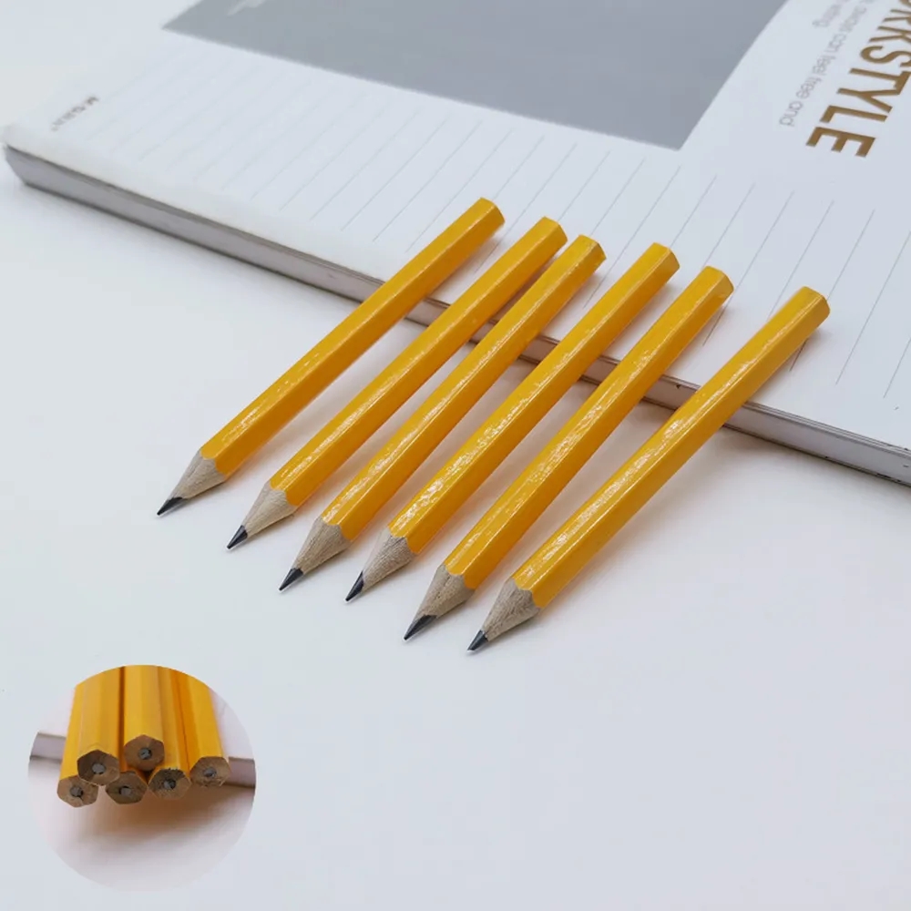 Hex Shape Wooden Golf Pencil 5