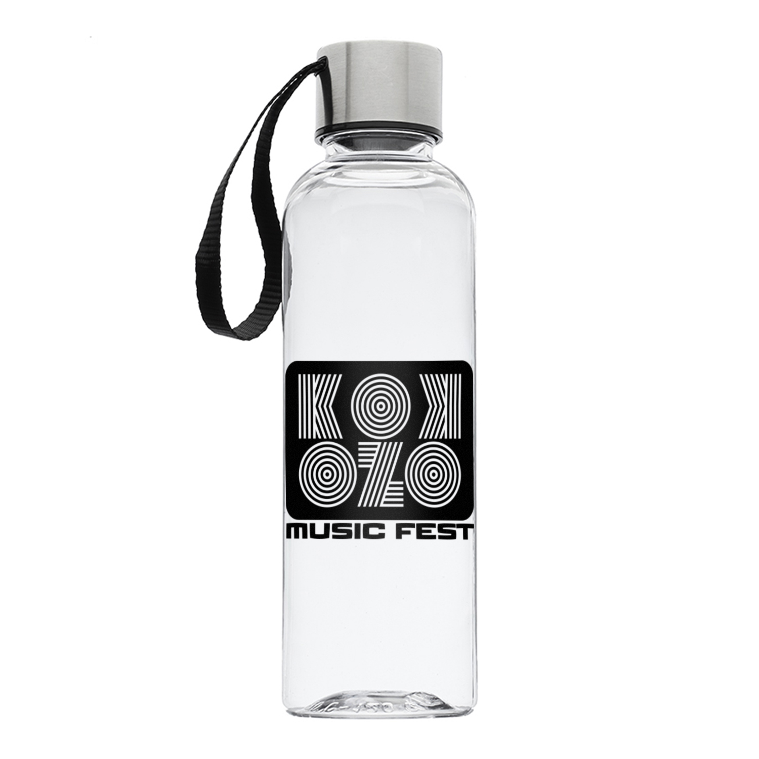 17 oz. Ostia Plastic Water Bottle (1 Color Imprint) 2