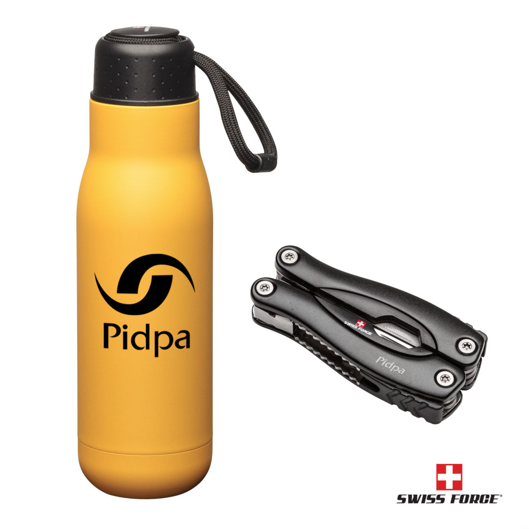 Swiss Force® Bonam Bottle & Multi-Tool Gift Set 10