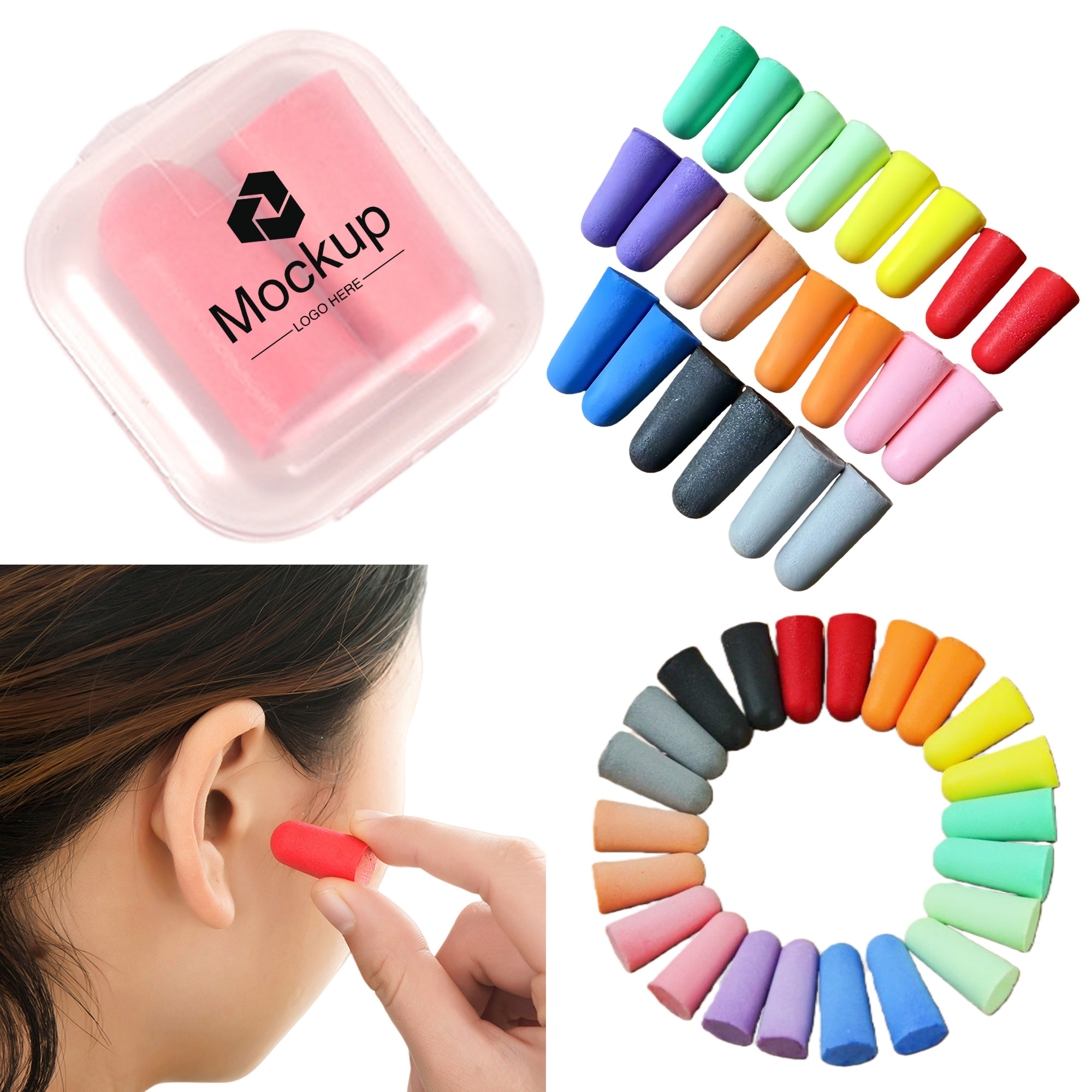 Travel Soft Foam Storage Box Ear Plug 2