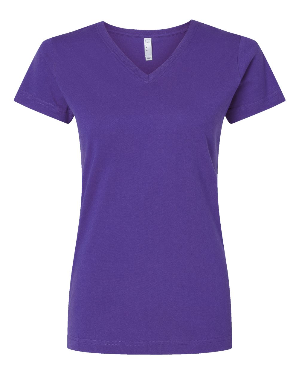 Women's Fine Jersey V-Neck Tee - 3507 63