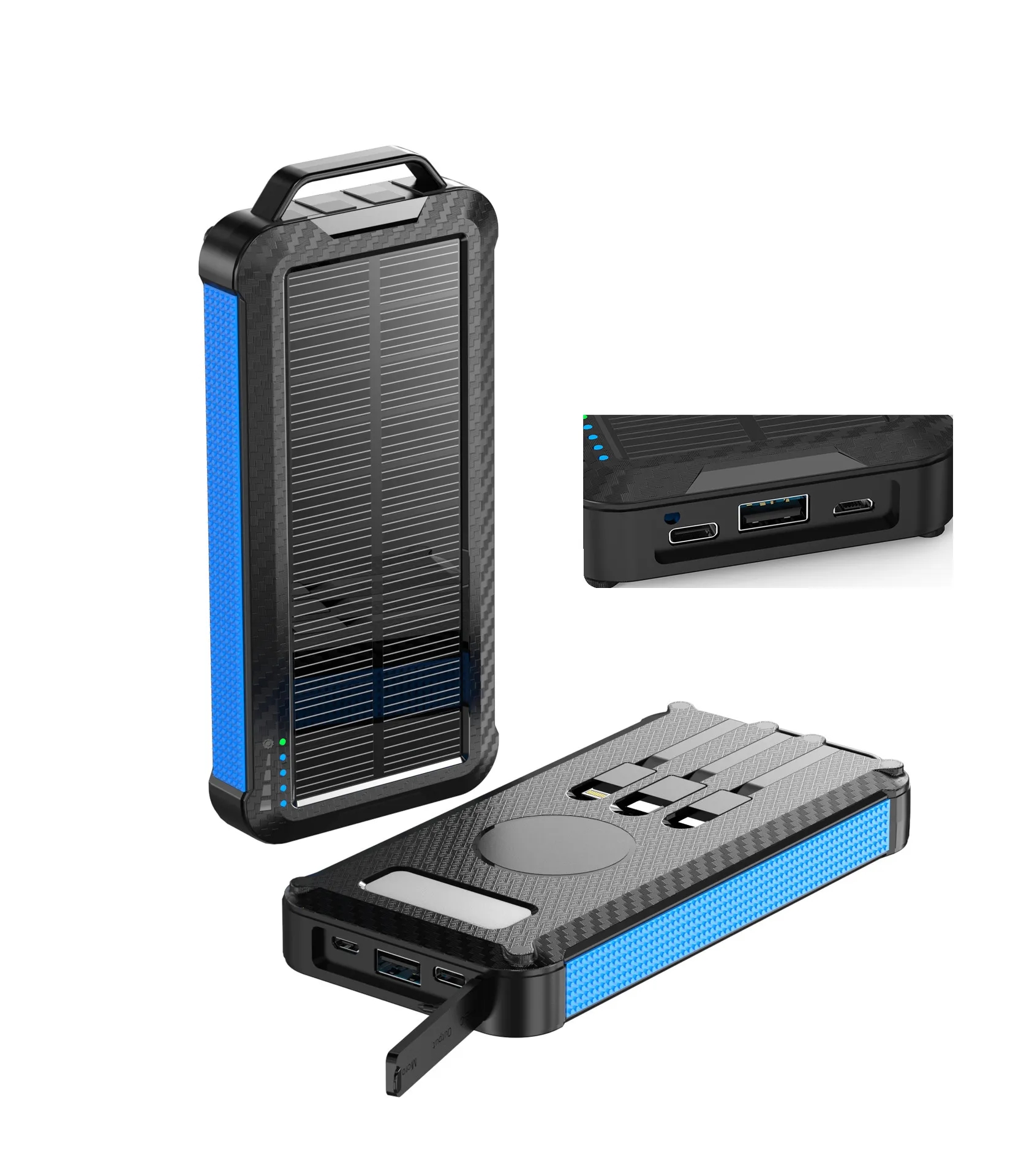 Wireless Charging Solar Power Bank/10000mAh 5