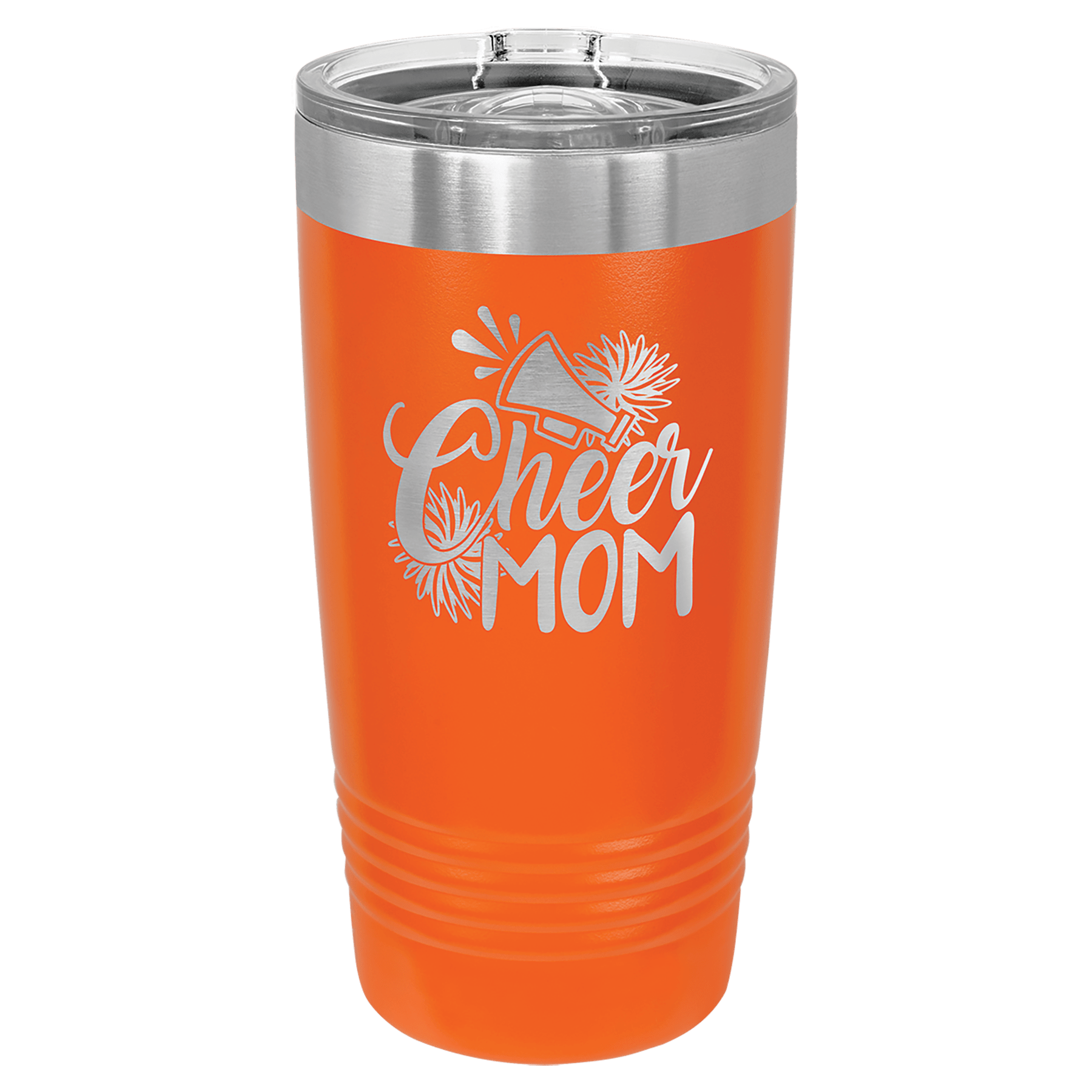 20 oz. Orange Laser Engraved Polar Camel Ringneck Tumblers w/Slider Lid 2