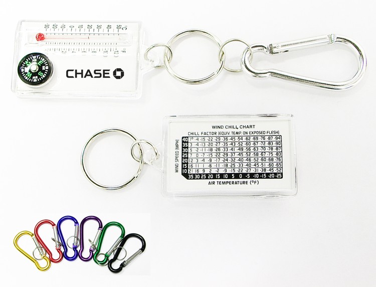 Compass thermometer and key holder 1