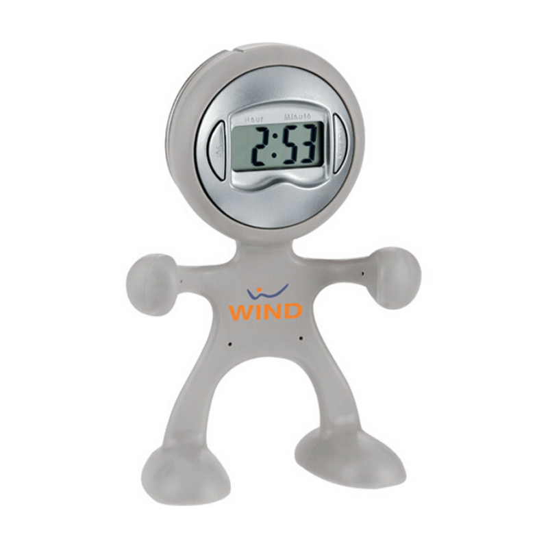 The Flex Man Digital Clock 4