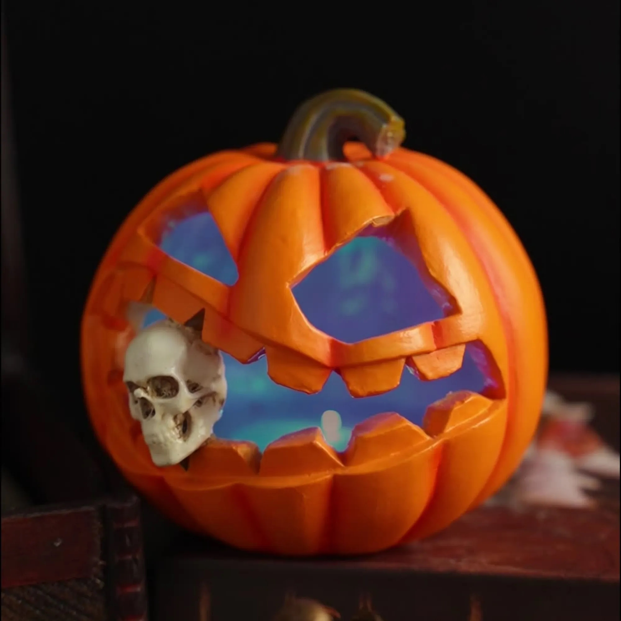 Color-Changing Glowing Halloween Ornament Lighted 3