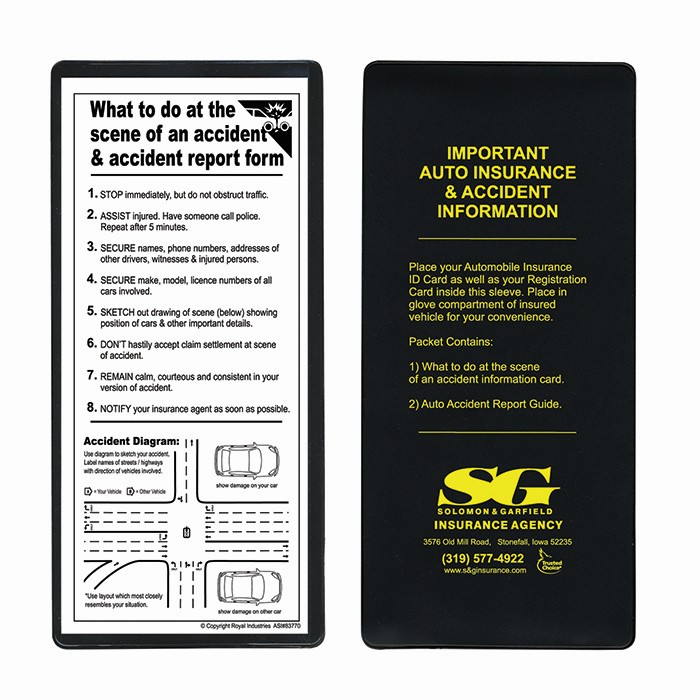 Insurance Card Holder Kit 6