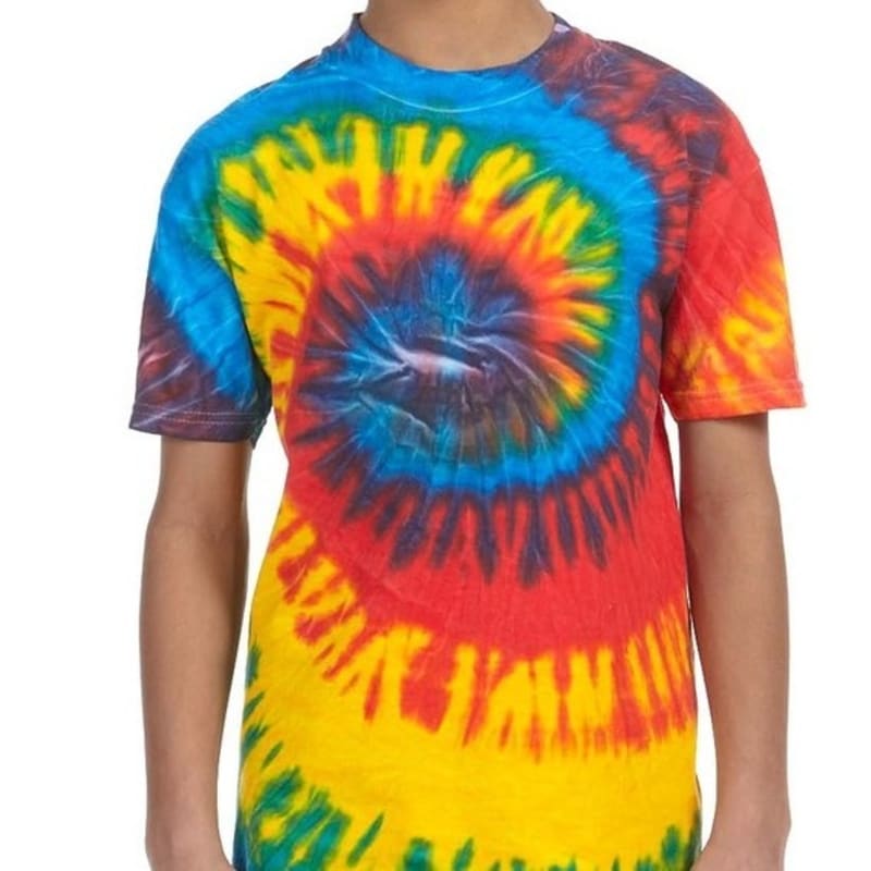 Tie-Dye Youth 5.4 Oz., 100% Cotton Tie-Dyed T-Shirt 26