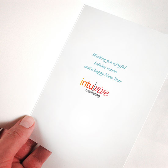 Winter Tree Ornament Business Holiday Cards 14