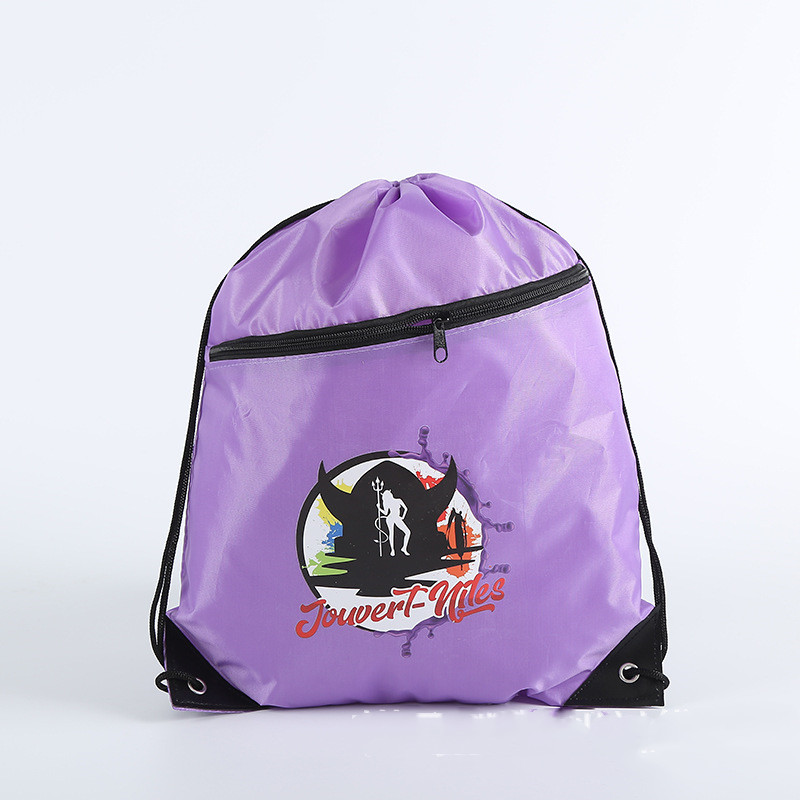 Drawstring Bag with Zipper 5