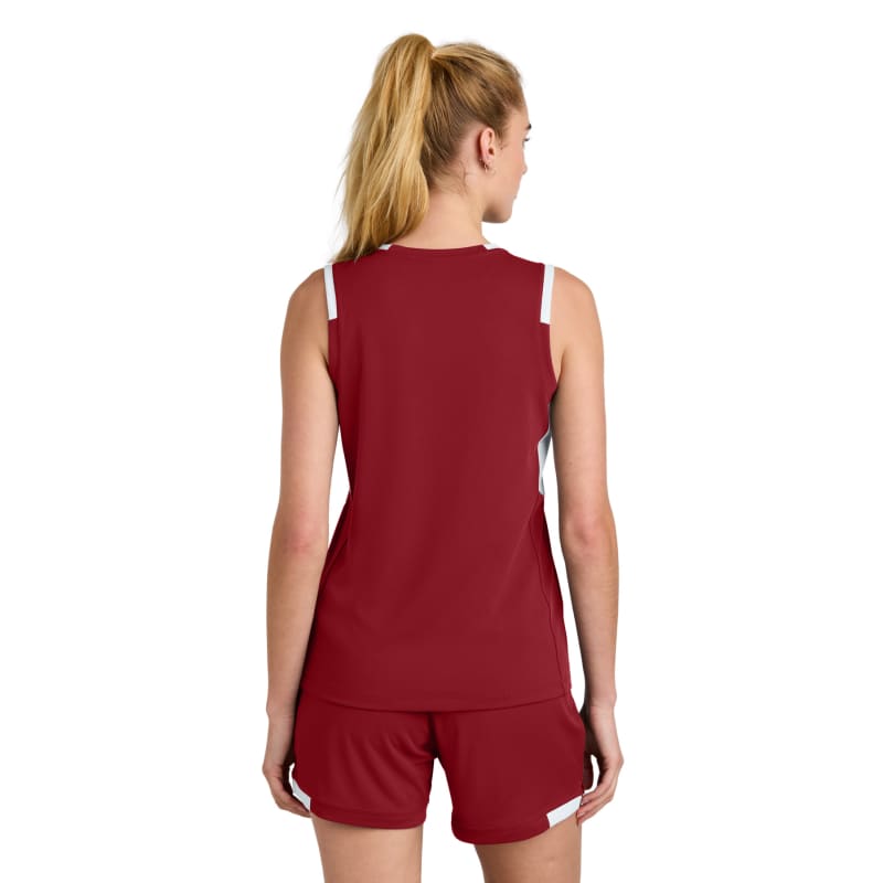Sport-Tek Women's Club Sleeveless V-Neck 15