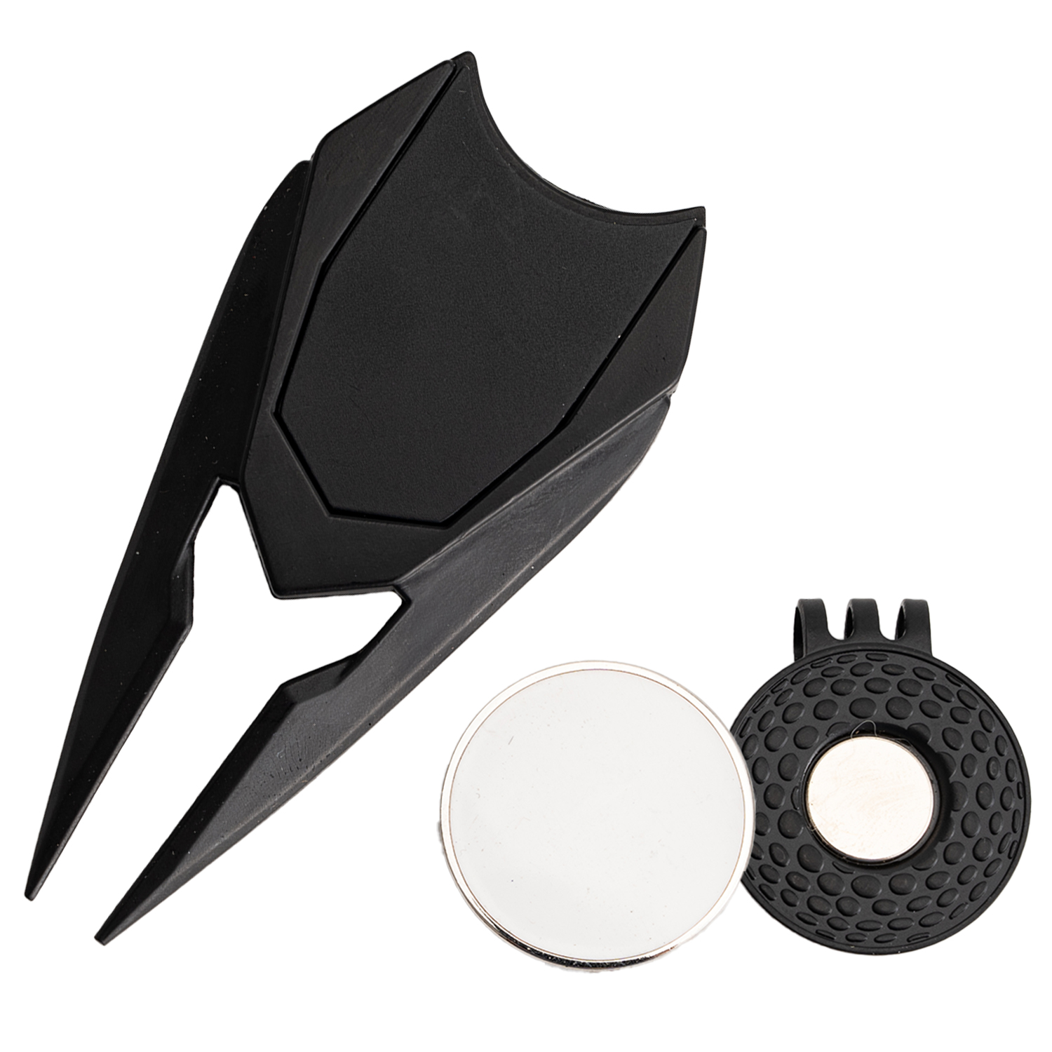 TiTUS® Metal Golf Tool Set - Divot Tool, Ball Marker & Cap Clip 3