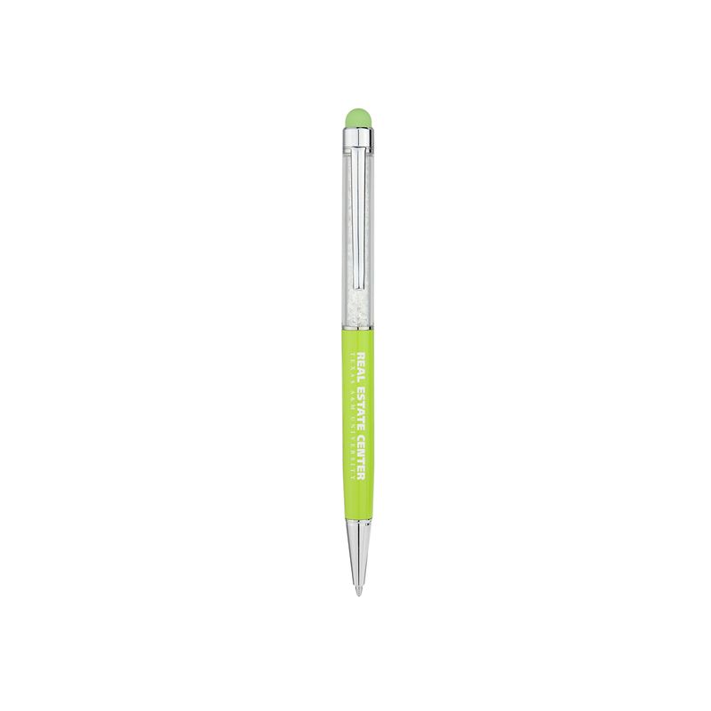 Princess Ballpoint Twist Stylus Pen (Lime Green)
