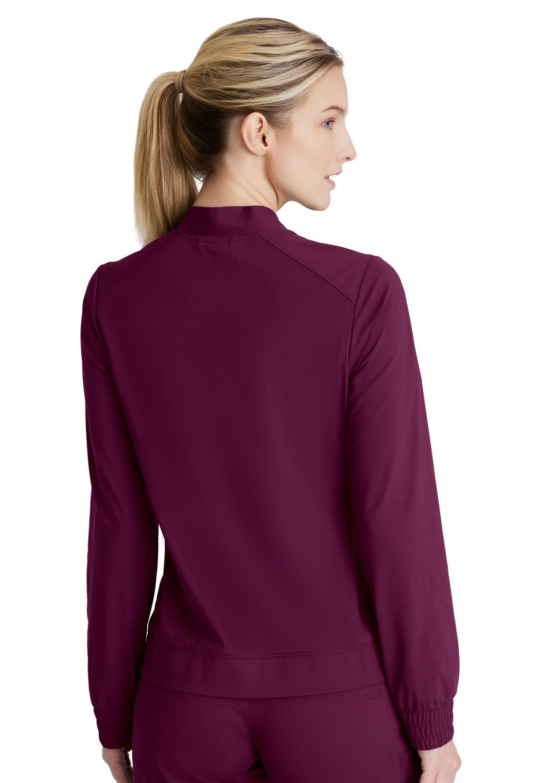 Skechers Slip-Ins - Women's Three-Pocket Zip-Up Contour Warm-Up Scrub Jacket 3