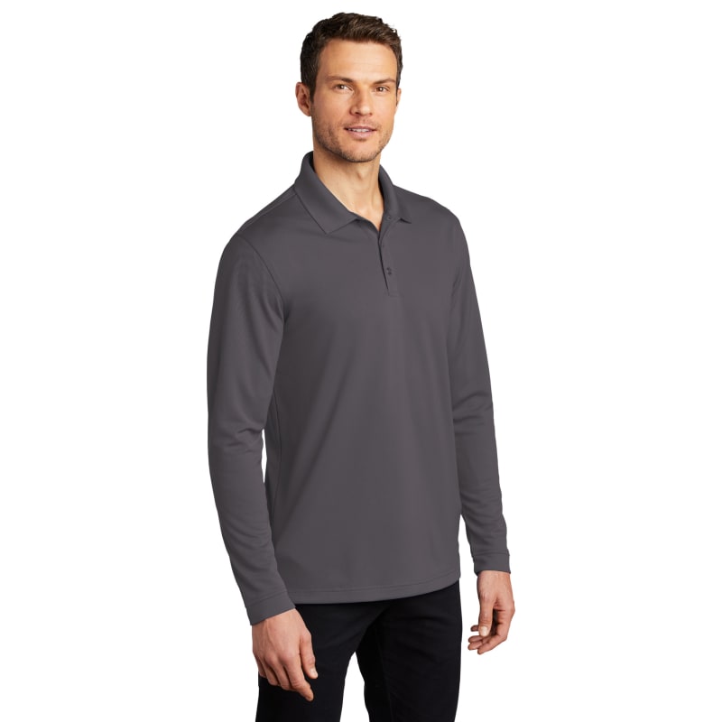 Port Authority Dry Zone UV Micro-Mesh Long Sleeve Polo 21