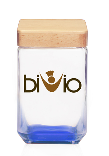 54 oz. Glass Candy Jars with Wooden Lid 3