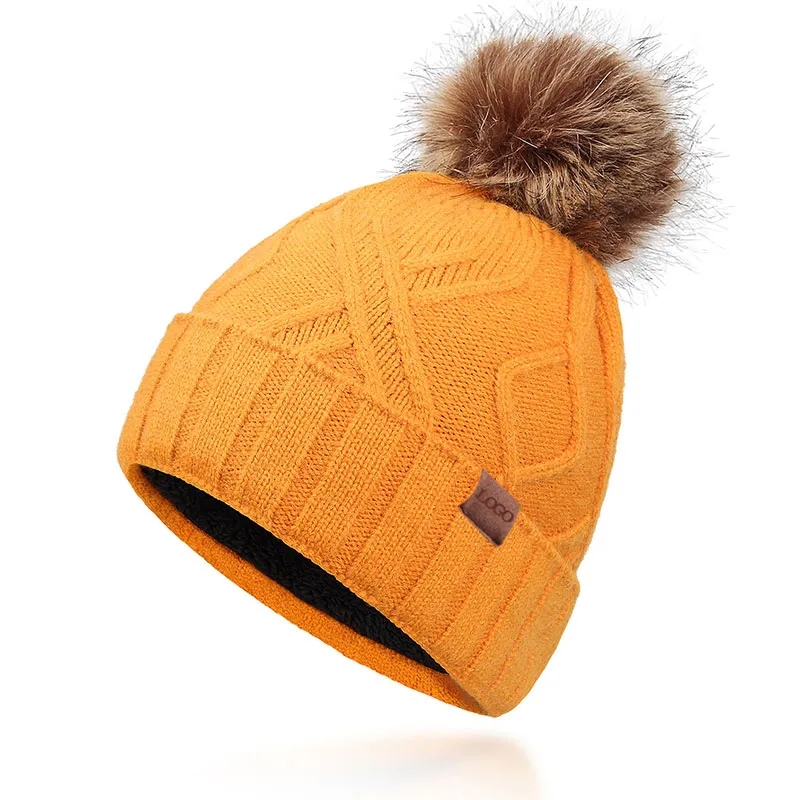 Warm Wool Knitted Hat 7