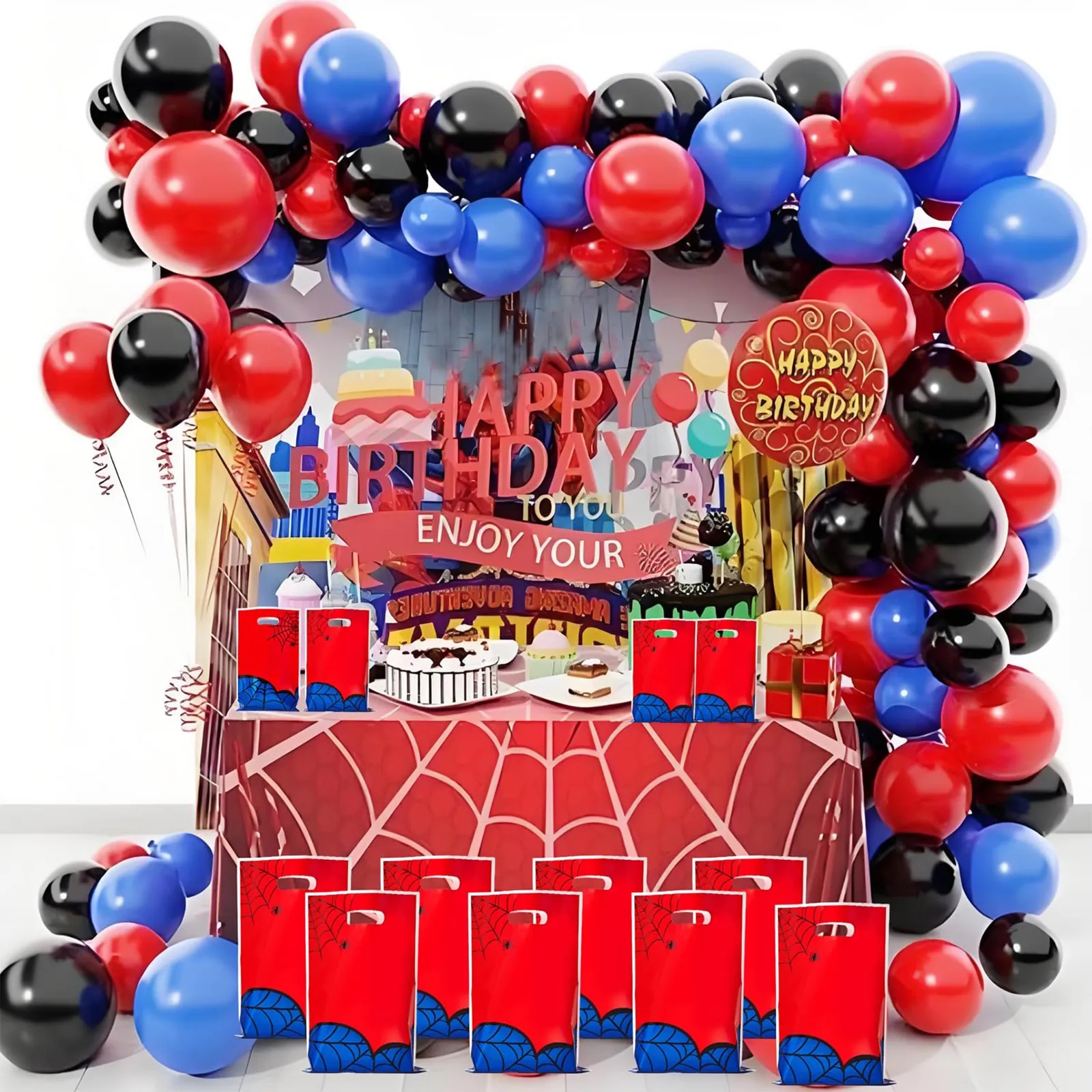 Plastic Party Favor Bag with Handles 8