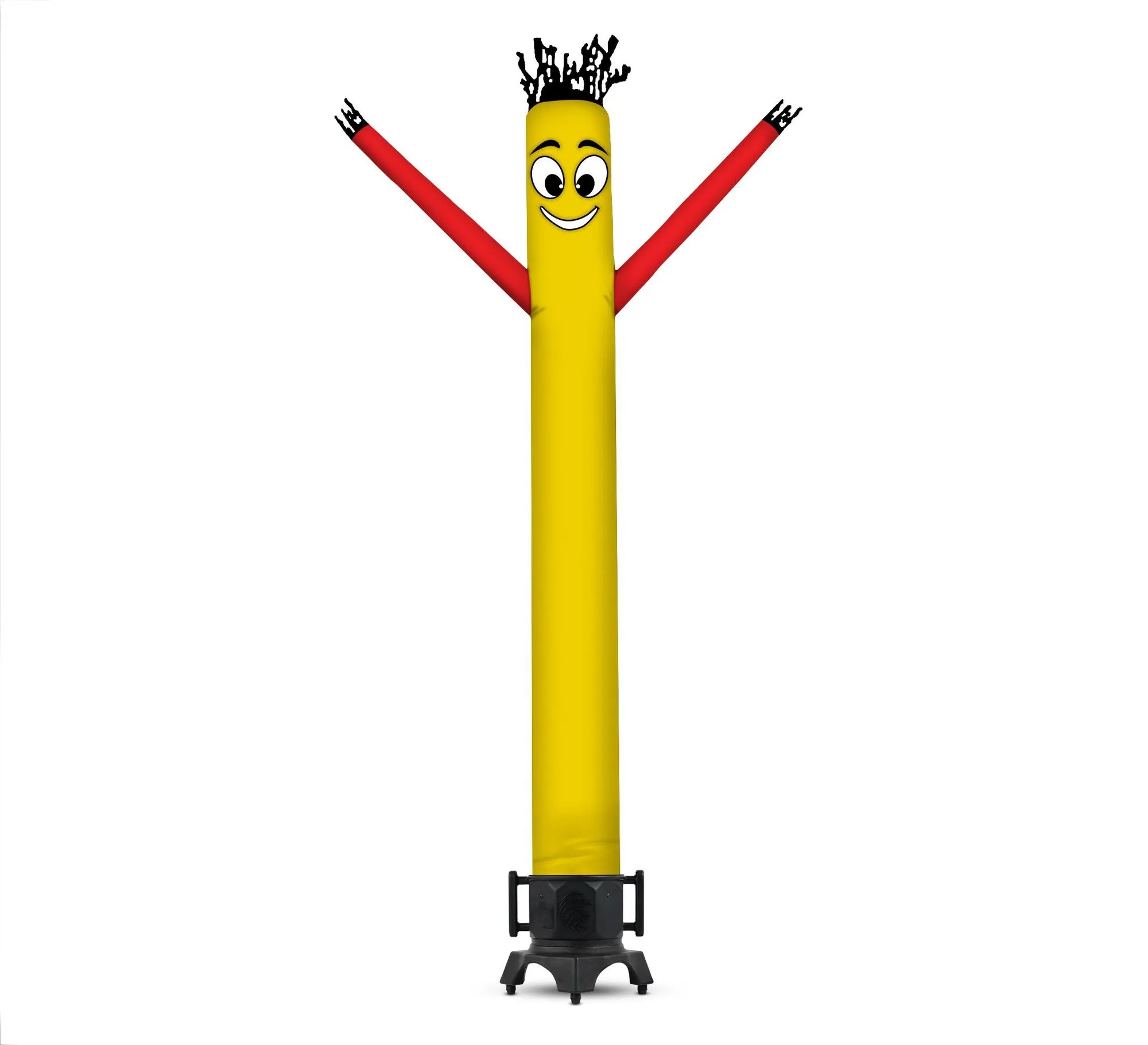 Yellow with Red Arms Inflatable Tube Man with Blower 4