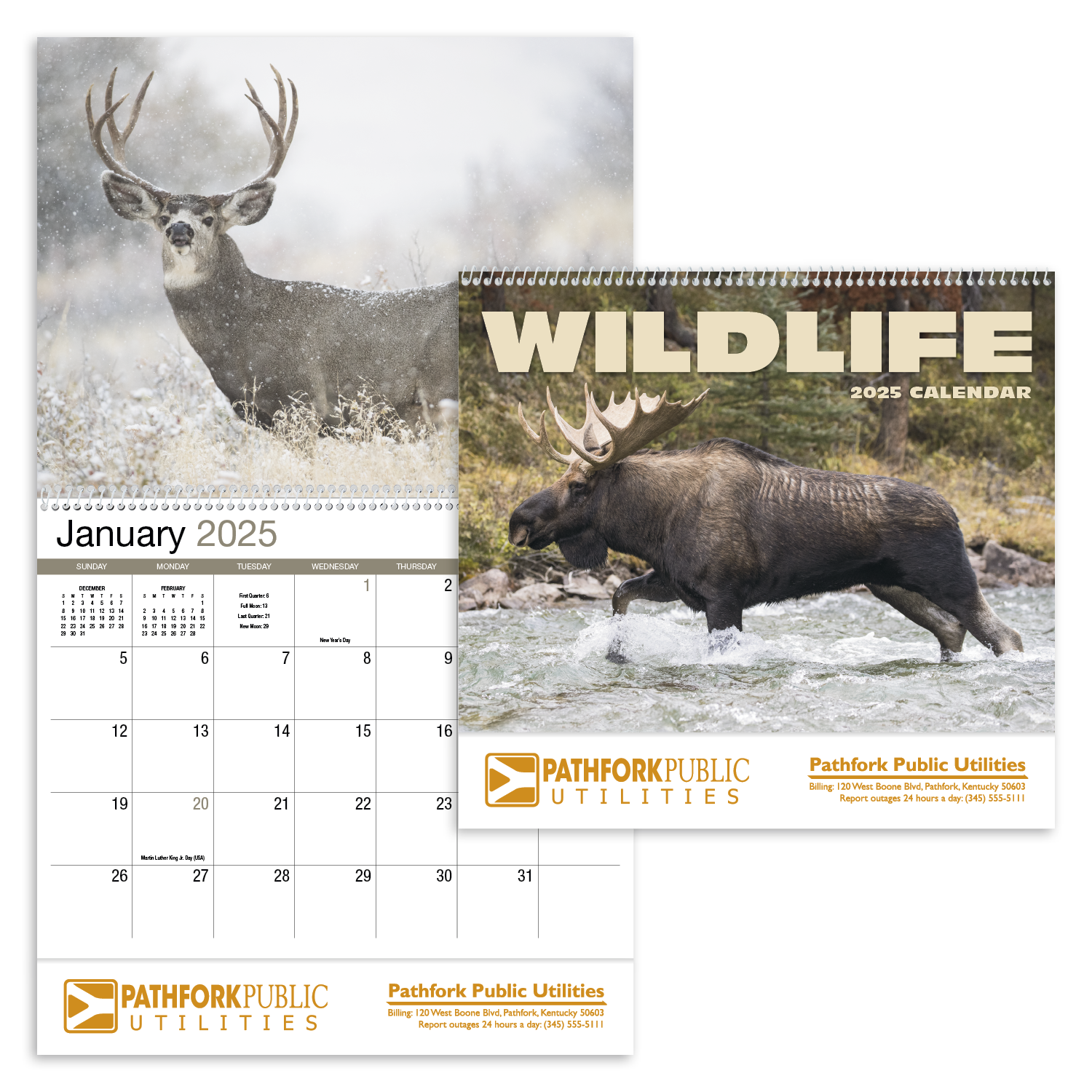 HotLine® Products Wildlife Appointment Calendar - Spiral 26