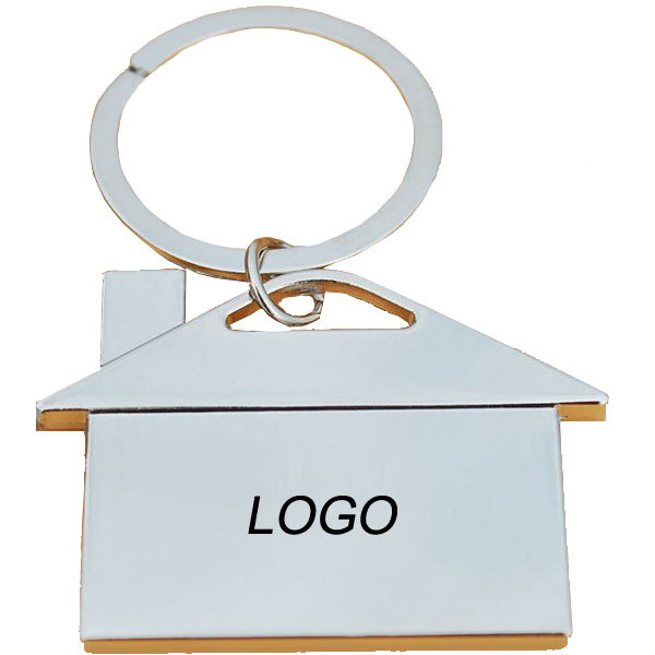 Metal House Keychain 1