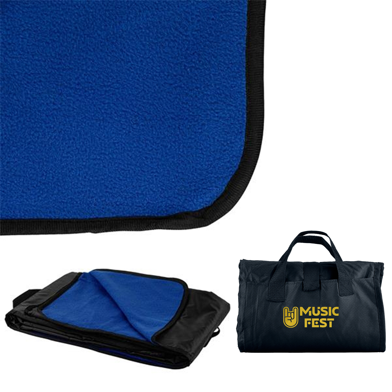 Fleece / Nylon Picnic Blanket 44